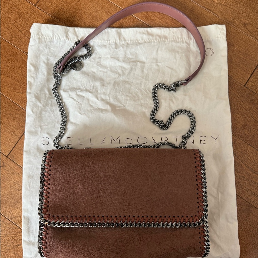 Stella McCartney Brown Crossbody Bag